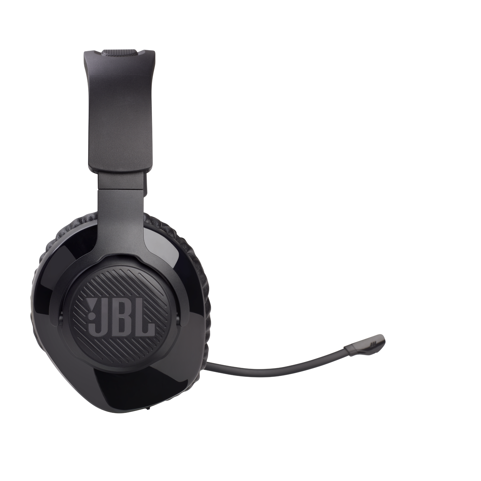 JBL Quantum 350 Wireless - Black - Wireless PC gaming headset with detachable boom mic - Right